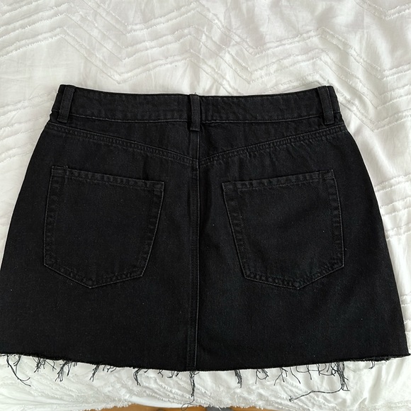 Dynamite Black Jean Mini Skirt - Picture 2 of 2